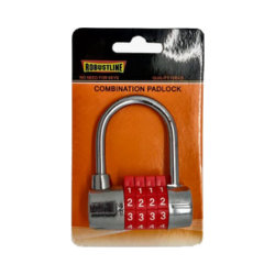 Robustline Pad Locks Combination Combination Pad Lock Cl206 Security Lock Hardware Premium Hardware for Door Cabinet Window Furniture and Interior Use